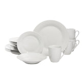 10 Strawberry Street vue frontale de l'ensemble 16 pièces blanc, élégant et durable