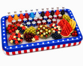 4E's Novelty bar gonflable vue de face montrant organisation et gain de place