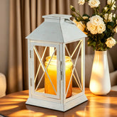 Aaffkaa lanterne face avant style farmhouse apportant ambiance sûre