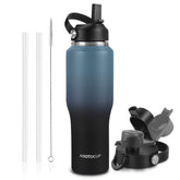ABOTOCUP vue de face montrant la bouteille 32oz et la capacité pratique
