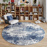 Acapet tapis rond face montrant motif abstrait et confort
