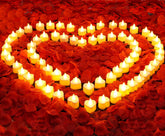 Acejoz emballage avant montrant kit complet pour ambiance romantique