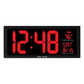 AcuRite horloge led face affichage clair heure date température