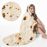 Admitrack couverture burrito vue recto montrant motif tortilla et confort
