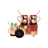 Advanced Mixology tasses devant présentant un ensemble élégant et prêt à servir