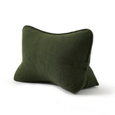 Ailuteie vue avant du coussin avec packaging, met en valeur design et confort