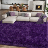 Ailyei face avant du tapis violet, apporte confort visuel