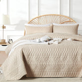 akkialla couette devant ensemble beige montrant finition et confort