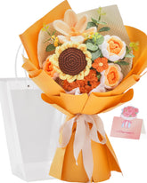 Alecono bouquet face ensemble montrant 13 fleurs et impact décoratif