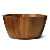 Amazon Basics bol en acacia vue de face apportant chaleur sur table