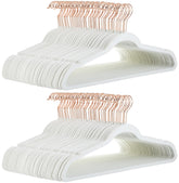 Amazon Basics lot de 100 cintres ivoire/rose doré pour rangement maximal