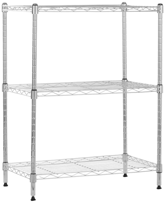 Amazon Basics vue de face de l'étagère robuste pour rangement organisé