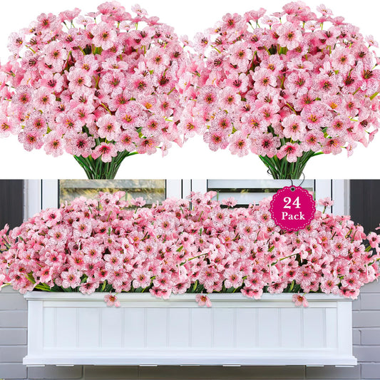 AmberFun emballage avant montrant le lot de 24 fleurs, pratique