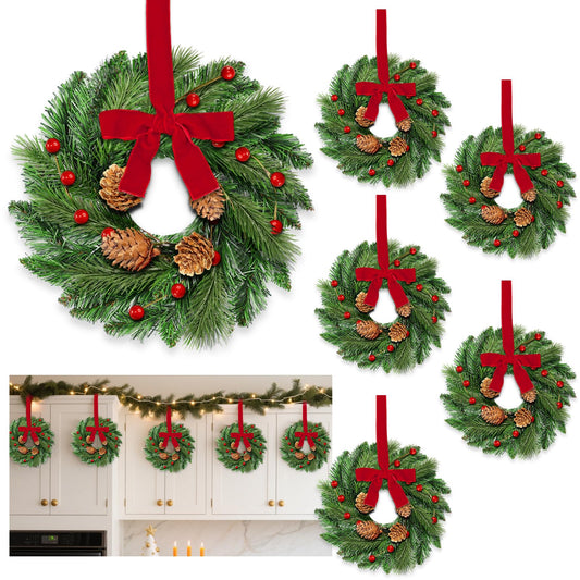 AMENON couronne face avant décoration festive réaliste