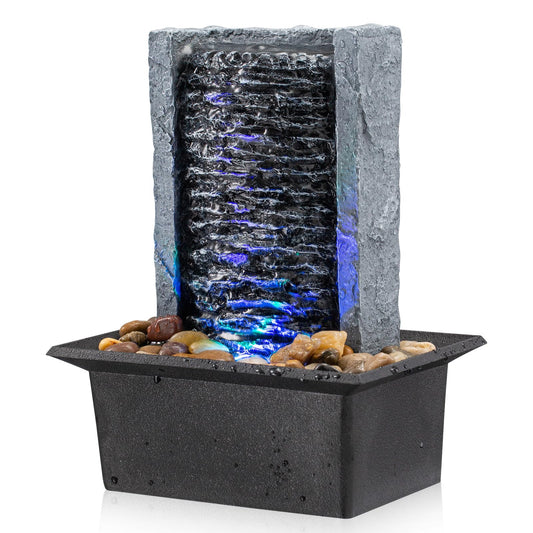 AMOOTEK fontaine de table face avant apportant calme décoratif
