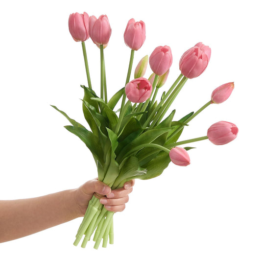 Amore Florals vue avant du lot de tulipes emballées prêt à décorer