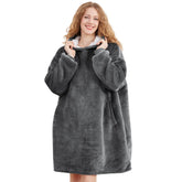 AmyHomie vue avant du hoodie couverture montrant coupe oversize et style