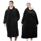AmyHomie vue avant du hoodie blanket montrant coupe oversize et confort