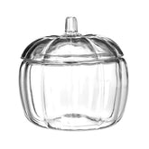 Anchor Hocking jarre citrouille 70 oz face montrant sa transparence et contenance