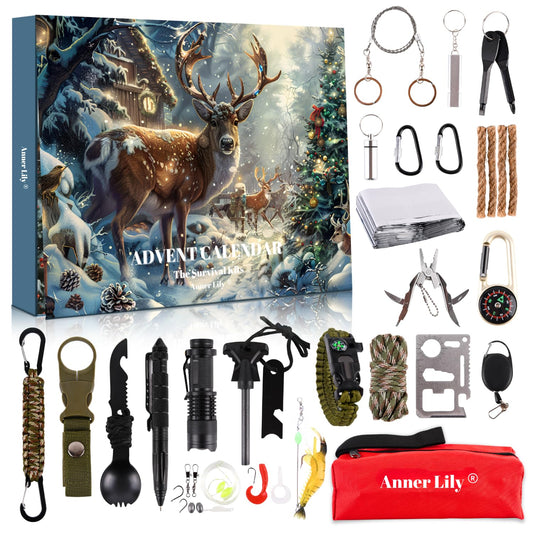 Anner Lily packaging avant montrant 24 jours et avantages pratiques