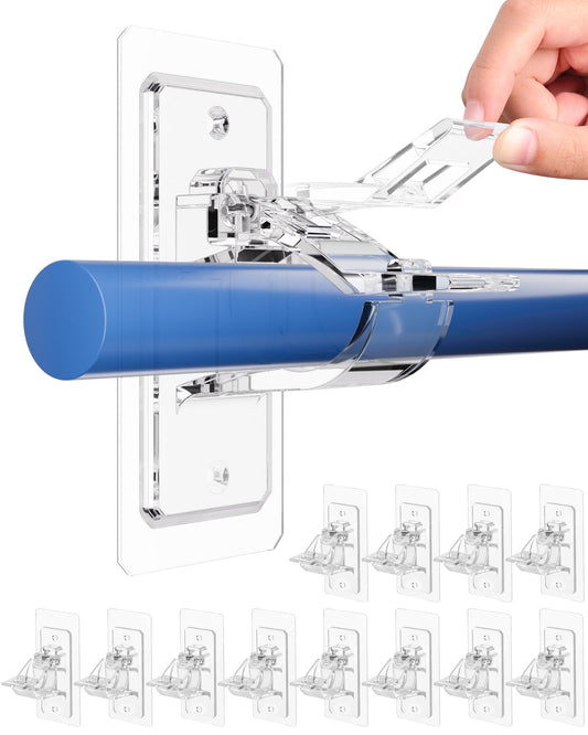 Antimbee support rideau avant emballage, installation rapide et sans perçage