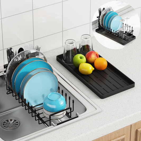 ANTOPY égouttoir face avant montrant rangement compact et gain d'espace