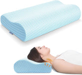 Anvo oreiller face avant et emballage présentant design ergonomique et qualité
