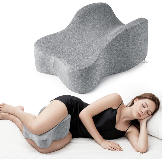 anzhixiu vue avant du coussin long montrant la forme et le logo, maintien amélioré