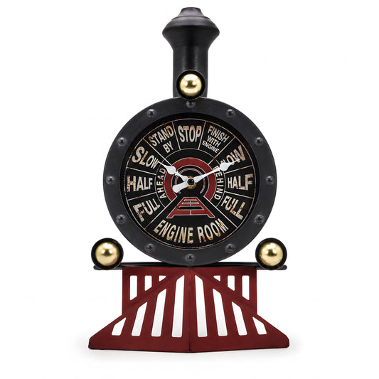 AOROTOE horloge locomotive vue avant apportant style rétro