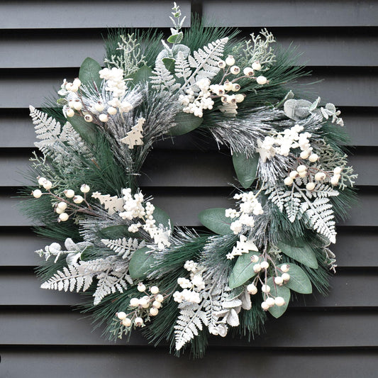 ArcadiaArt couronne porte vue frontale apportant accueil chaleureux