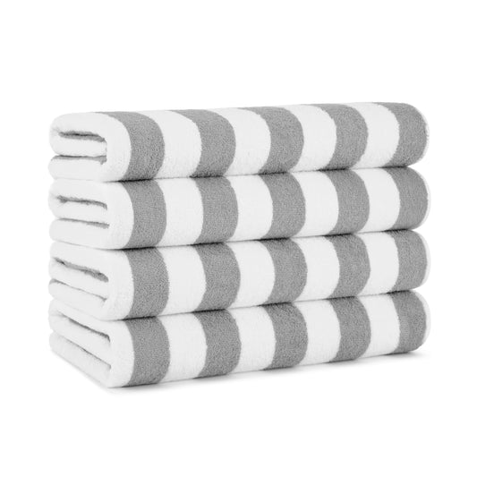 Arkwright LLC face avant de la serviette montrant design cabana et couleurs durables