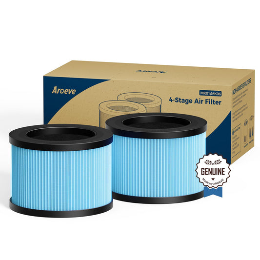 AROEVE filtre avant emballage montrant protection et qualité
