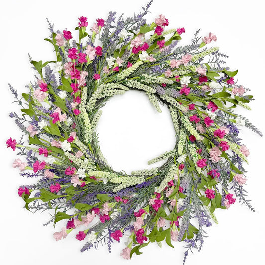 Artgar couronne face porte montre accueil chaleureux et style farmhouse