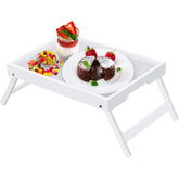 Artmeer plateau de lit face avant blanc, design élégant et stable