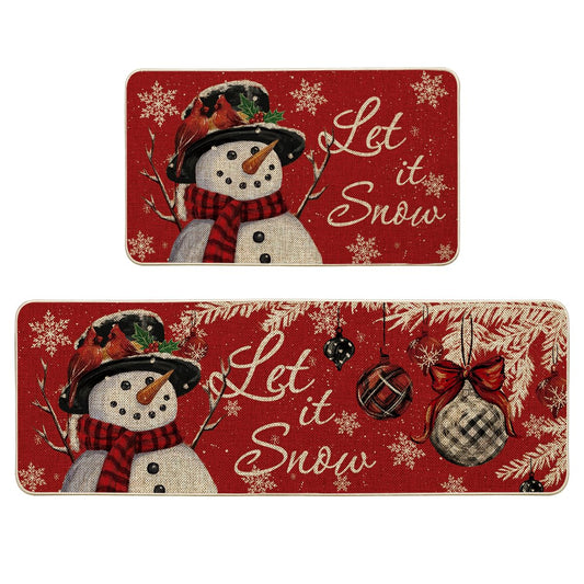 Artoid Mode tapis face avant snowman apportant ambiance hivernale et confort