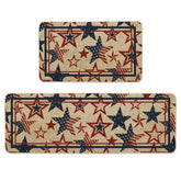 Artoid Mode tapis avant emballage montrant motif patriotique et bord propre