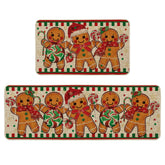 Artoid Mode vue avant du lot de tapis montrant motif biscuit festif et couleurs vives