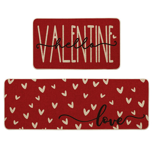 Artoid Mode tapis devant évier coeur rouge apportant confort et style
