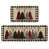 Artoid Mode tapis face avant buffalo plaid apportant ambiance festive