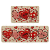Artoid Mode tapis face avant motif cœurs apportant charme décoratif