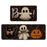 Artoid Mode tapis face avant motif chats noirs pour déco Halloween et protection