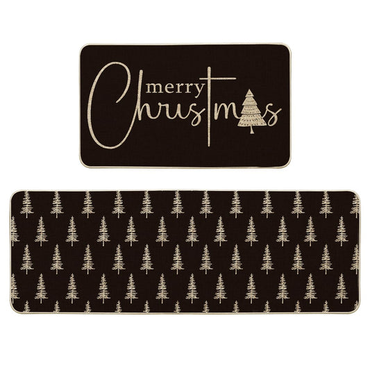 Artoid Mode vue frontale du tapis Merry Christmas apportant une décoration festive