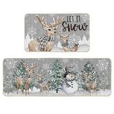 Artoid Mode vue d'ensemble du lot de 2 tapis Noël, ajoute style et protection