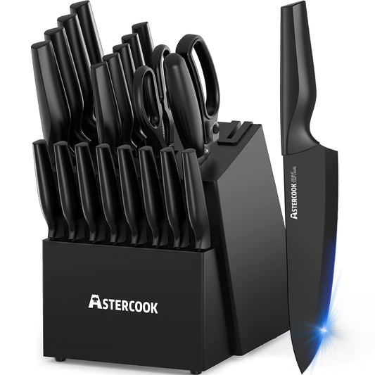 Astercook ensemble devant bloc bois noir montrant rangement sécurisé