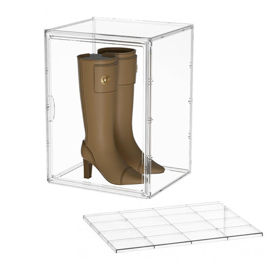 Attelite boîte vitrine face ouverte montrant protection et accès facile