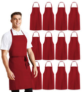 Avalon Kitchen tablier rouge face avant protection uniforme