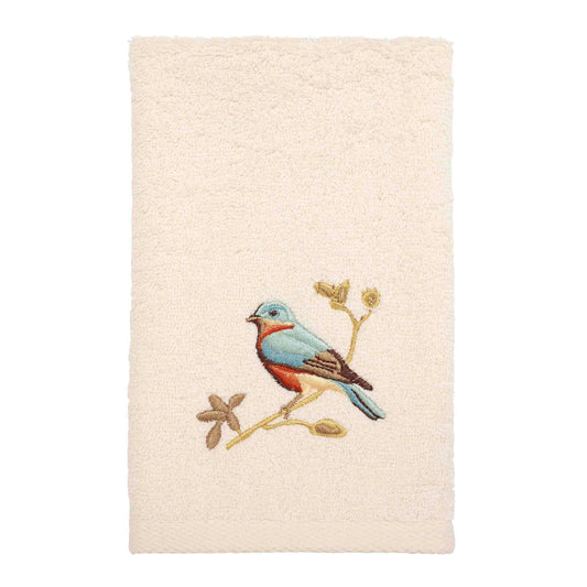Avanti Linens serviette fingertip ivoire vue avant, design soigné et absorption