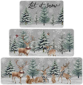 Baccessor tapis devanture emballage prêt à poser avec motif festif et protection de sol