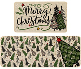 Baccessor face avant du tapis de Noël montrant motif festif et protection décorative