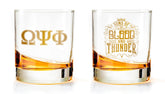 Bad Bananas lot de deux verres avant-plan montrant le logo officiel et design vibrant